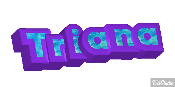 Triana Efecto de texto