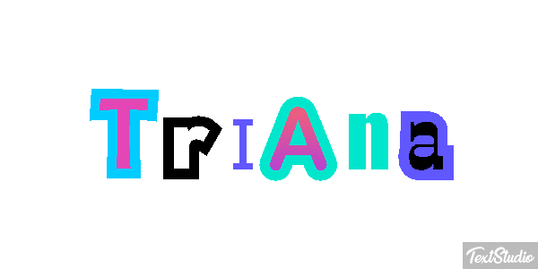 Triana Efecto de texto