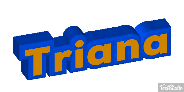 Triana Efecto de texto