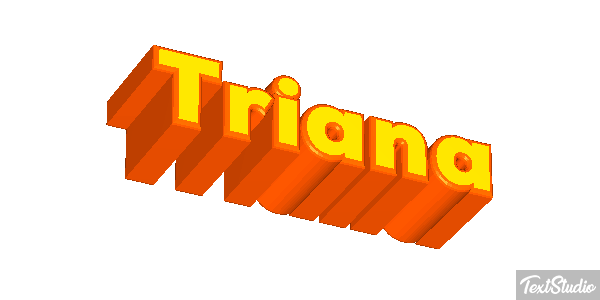 Triana Efecto de texto