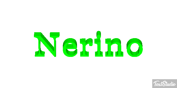 Nerino Effetto testo