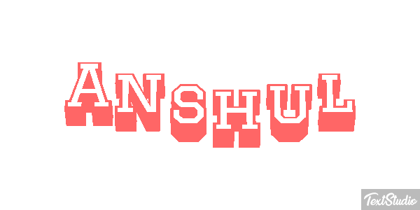 Anshul Text effect