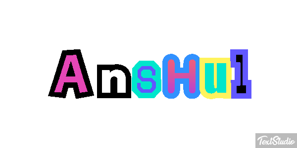 Anshul Text effect