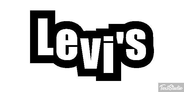 Levi's Text effect