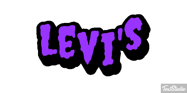 Levi's Text effect