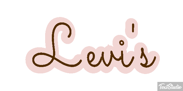 Levi's Text effect
