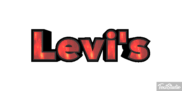 Levi's Text effect