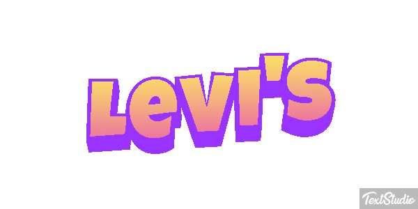 Levi's Text effect