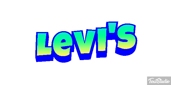 Levi's Text effect