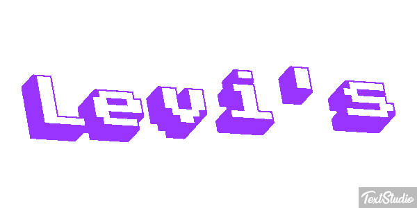 Levi's Text effect