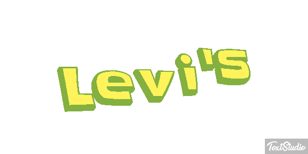 Levi's Text effect