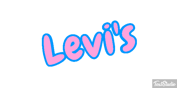 Levi's Text effect