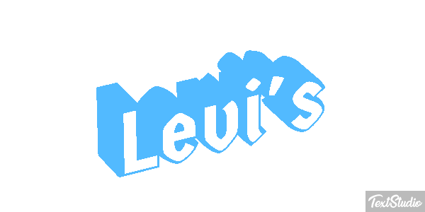 Levi's Text effect