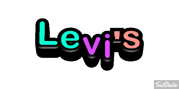 Levi's Text effect