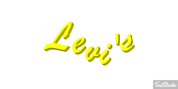 Levi's Text effect