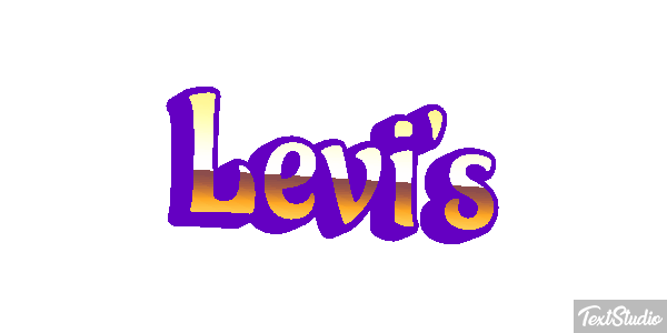 Levi's Text effect