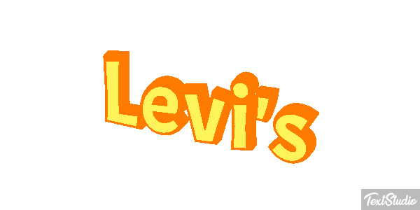 Levi's Text effect