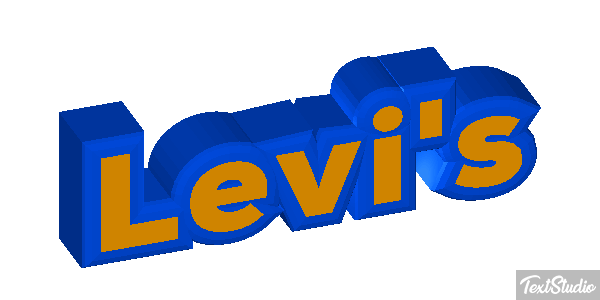 Levi's Text effect