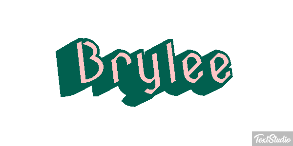 Brylee Text effect