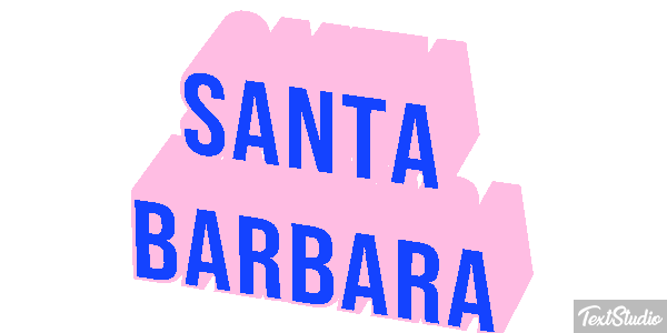 Santa Barbara Efekt tekstowy