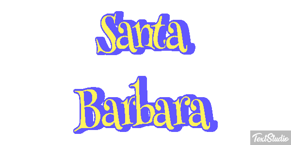Santa Barbara Efekt tekstowy