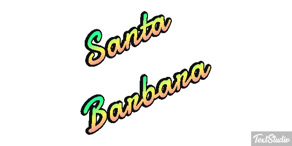 Santa Barbara Efekt tekstowy