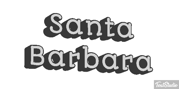Santa Barbara Efekt tekstowy