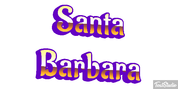 Santa Barbara Efekt tekstowy