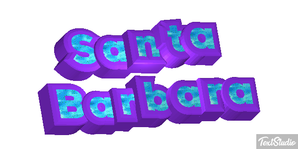 Santa Barbara Efekt tekstowy