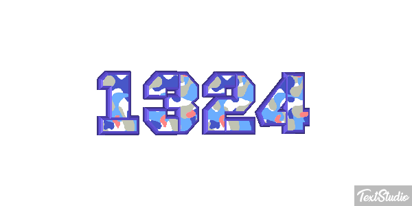 1324 Text effect