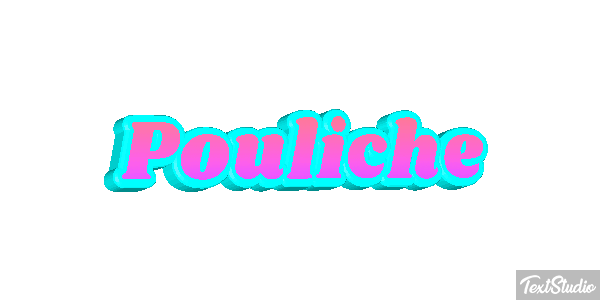 Pouliche Text effect