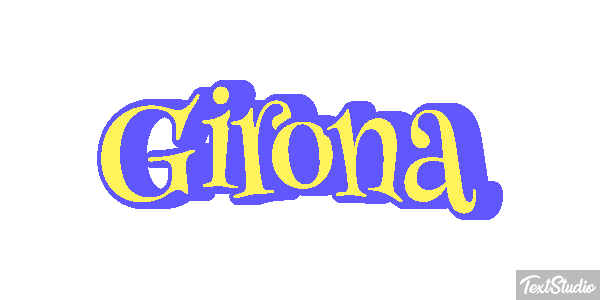 Girona テキスト効果