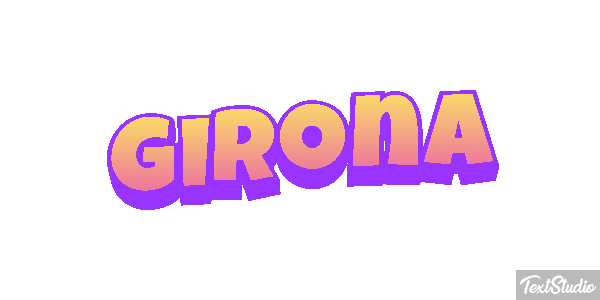 Girona テキスト効果