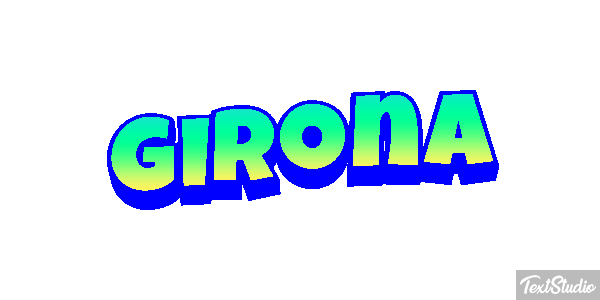 Girona テキスト効果