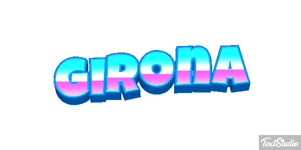 Girona テキスト効果