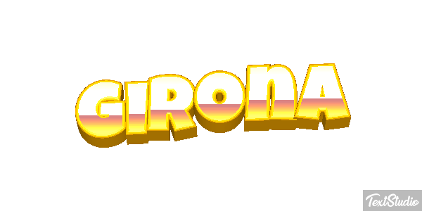 Girona テキスト効果