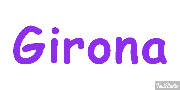 Girona テキスト効果