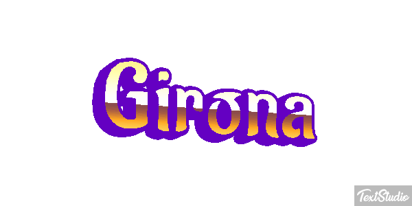 Girona テキスト効果
