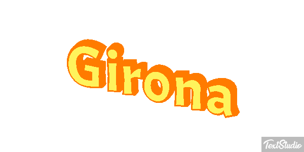 Girona テキスト効果