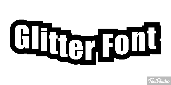 Glitter Font Effet de texte