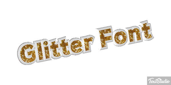 Glitter Font Effet de texte