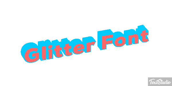 Glitter Font Effet de texte