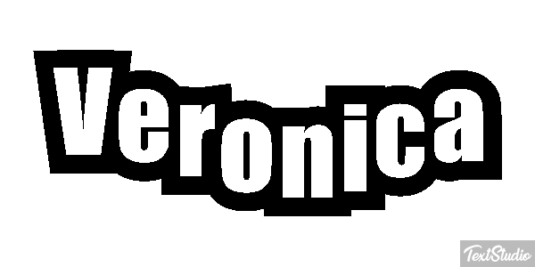 Verónica テキスト効果