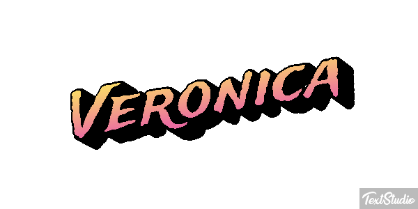 Verónica テキスト効果