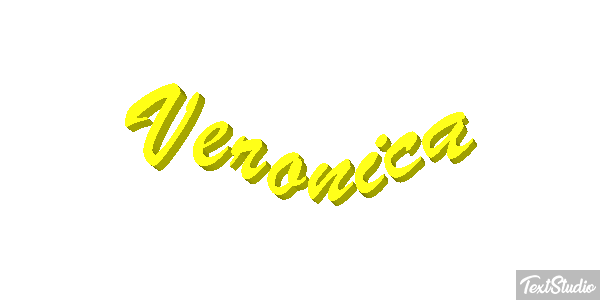 Verónica テキスト効果