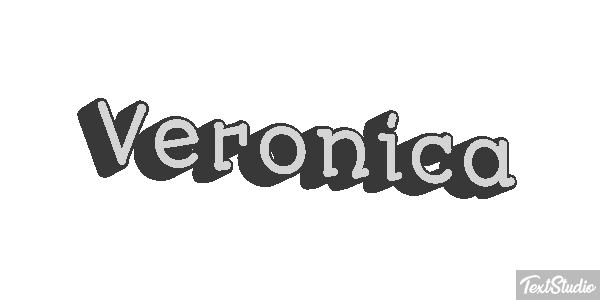 Verónica テキスト効果