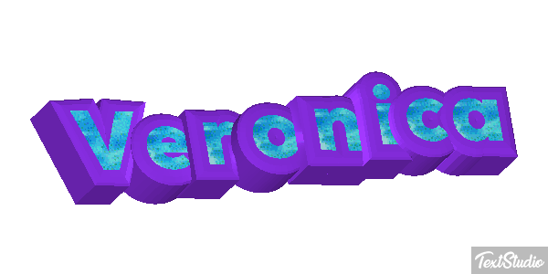 Verónica テキスト効果