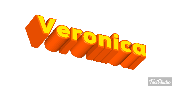 Verónica テキスト効果