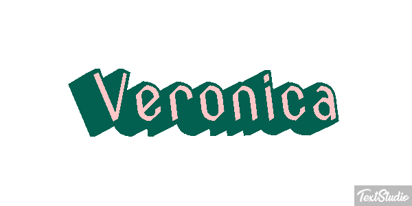 Verónica テキスト効果