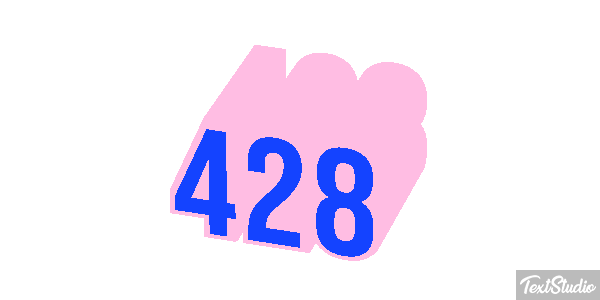 428 Efecto de texto